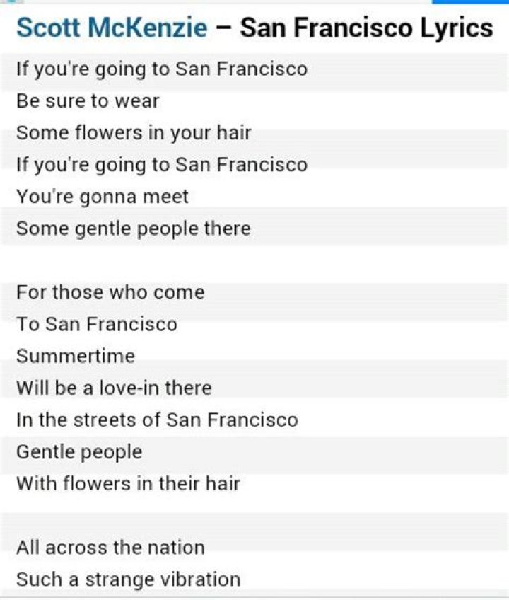 From la to san Francisco adele lyrics
