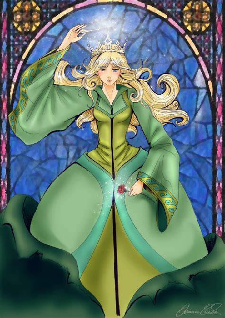 Is the enchantress in Beauty and the Beast Belle's mom?