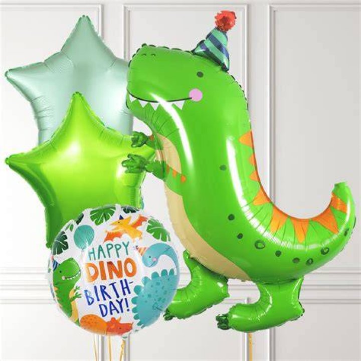 View of the Dinosaur balloons as 95 And Marching On! Macy's Parade&reg; Thanksgiving Day ushers in the Holiday Season on November 25, 2021 in New York City. (Photo by Eugene Gologursky/Getty Images for Macy's Inc.)